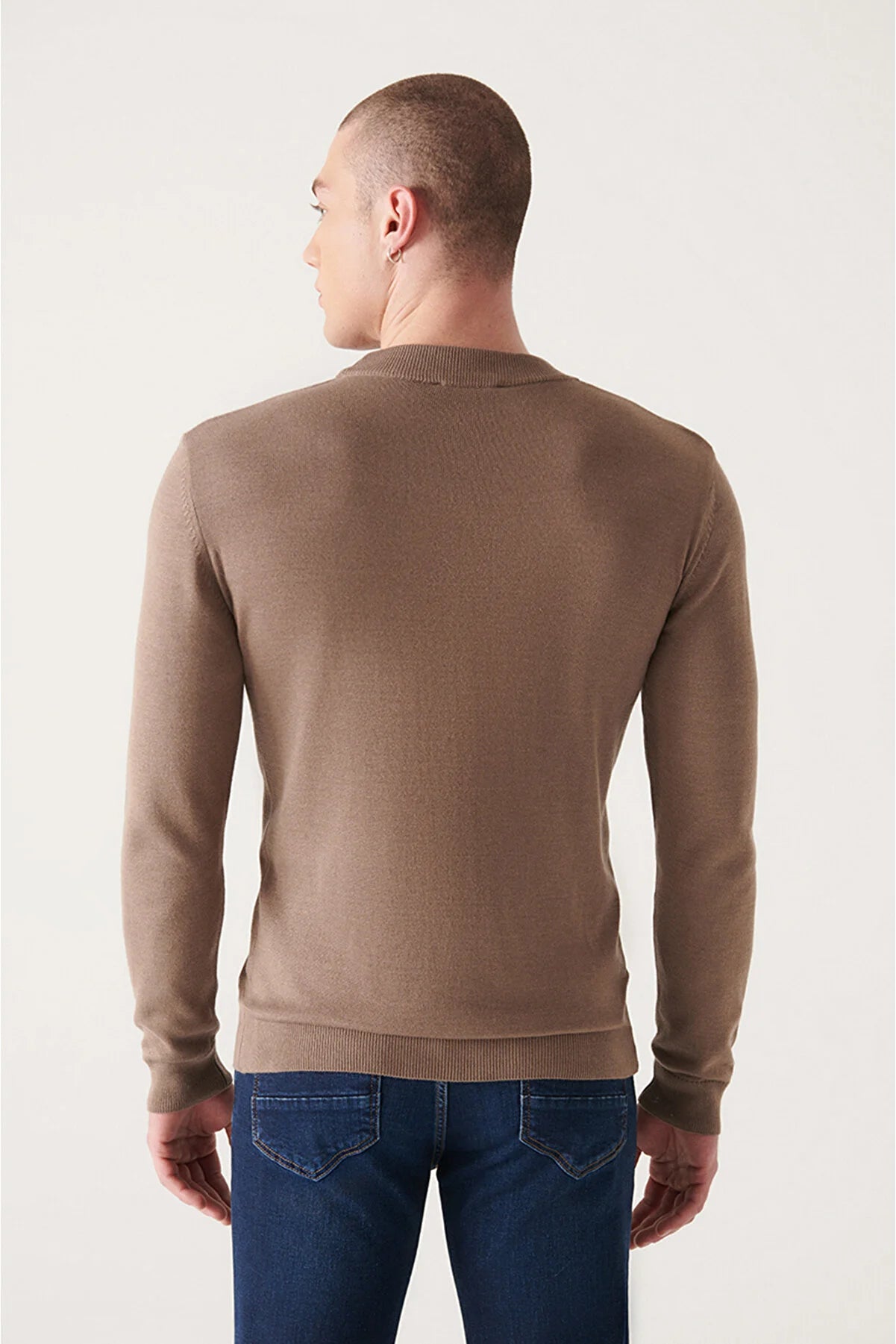 AVVA SWEATER Sandy Brown Mınk