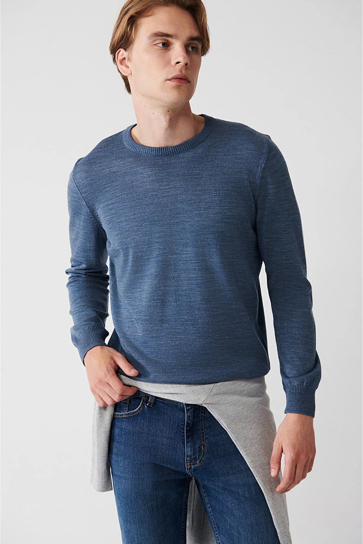 AVVA  SWEATER Indıgo