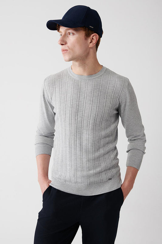 AVVA SWEATER Gray